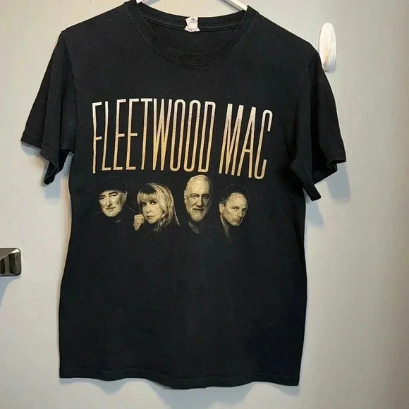 2013 fleetwood mac merch concert tour tshirt size small black short sleeve - Picture 1 of 5